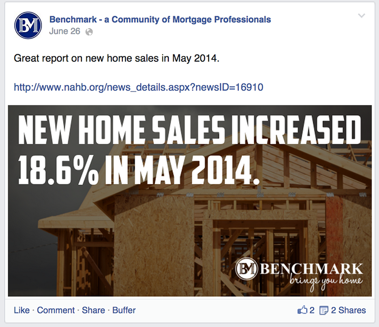 Mortgage Statistics Mortgage Social Media Post Idea